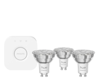 Philips Hue Essential White and color ambiance 3xŻarówka GU10+Hue Bridge 8721103103710 - 1362331 - zdjęcie 2